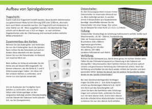 Aufbauanleitung Spiral- und C-Klammer-Gabionen