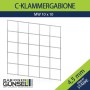 C-Klammer Maschenweite 10x10