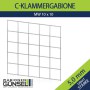 C-Klammer Maschenweite 10x10