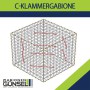 C-Klammer-Gabione